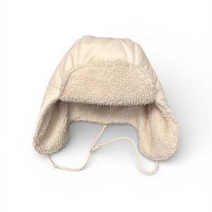 The North Face Cozy Cream Sherpa Trapper Winter Hat